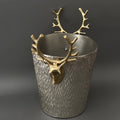 TQIILAA Stag Head Wine Cooler / Ice Bucket